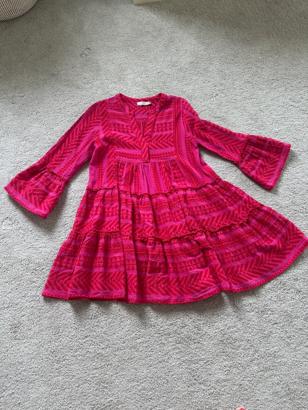 Devotion TWINS Ella dress in vibrant fuchsia.